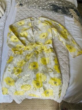 BAUM UND PFERDGARTEN ALLYDIA Dress Yellow Floral